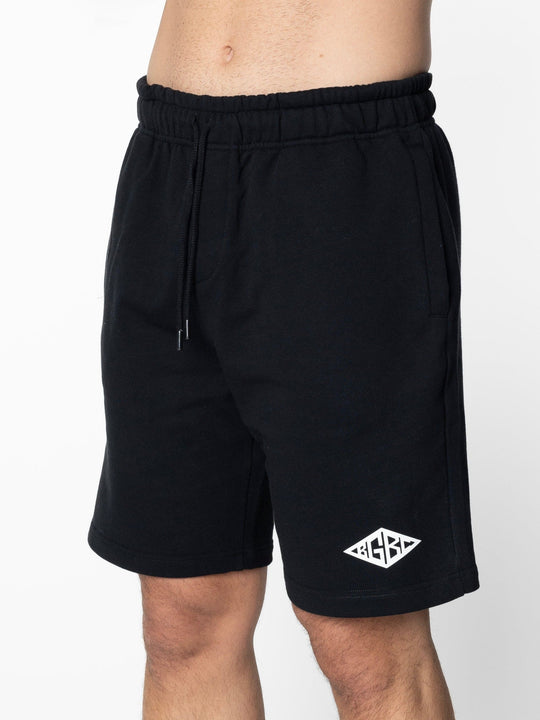 EMBLEM BLACK SHORTS