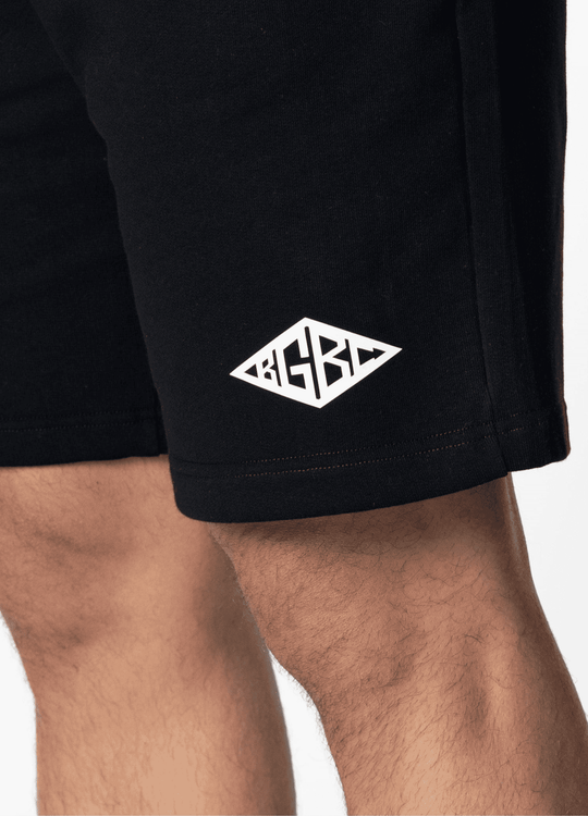 EMBLEM BLACK SHORTS